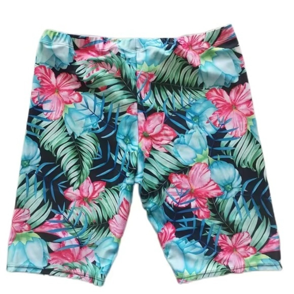 NEW - Men’s Quickdry Drawstring Lightweight Swim Board-shorts (Multicolor Large)
